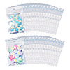 60Pcs Glitter Holographic Star Plastic Packaging Yin-yang Resealable Bags OPP-TA0001-24B-1