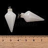 Natural White Jade Pendants G-Z055-02P-19-3