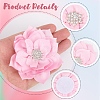 Polyester & Rhinestones Ornament Accessories DIY-WH20063-015E-5