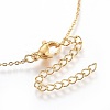 304 Stainless Steel Pendant Necklaces NJEW-O108-14G-3