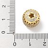 Rack Plating Brass Micro Pave Cubic Zirconia Beads KK-L224-031G-3