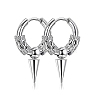 Non-Tarnish 304 Stainless Steel Hoop Earrings PW-WG23967-05-1