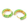 Rack Plating Brass Hoop Earring EJEW-C102-46G-05-2