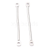 Non-Tarnish 201 Stainless Steel Links Connectors X-STAS-B011-01A-P-1