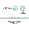 2 Strand Transparent Glass Beads Strands GLAA-YW0001-54-4