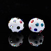 Polymer Clay Rhinestone Beads RB-T017-31G-A-4