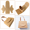 Foldable Kraft Paper Candy Gift Box LS-CON-WH0094-24B-5