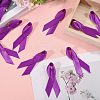 100Pcs Awareness Ribbon Nylon Lapel Pin Backs for Backpack Clothes JEWB-GL0001-03B-4