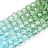 Transparent Glass Beads Strands GLAA-E036-07L-2