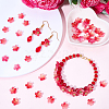 50Pcs Glass Bead Caps FIND-SC0020-20-4