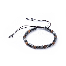 Nylon Thread Braided Beads Bracelets BJEW-JB04497