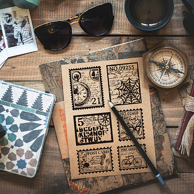 Custom PVC Plastic Clear Stamps DIY-WH0618-0120-1