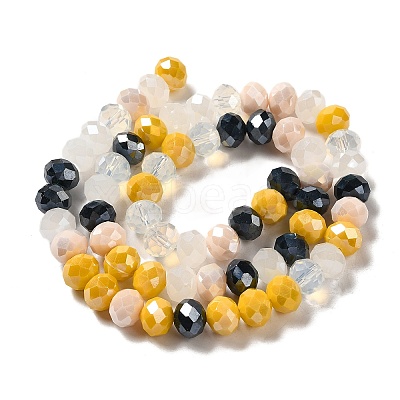Glass Beads Strands EGLA-A034-M10mm-38-1