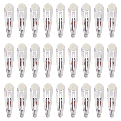 70Pcs Alloy Snap Hair Clip Finding AJEW-SC0003-36-1