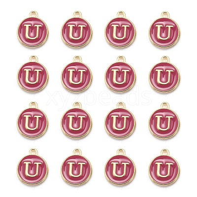 Golden Plated Alloy Enamel Charms LS-ENAM-S118-08U-1