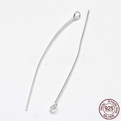 925 Sterling Silver Eye Pins STER-F018-02B-01-1
