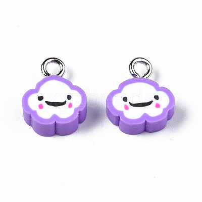Handmade Polymer Clay Charms LS-CLAY-N006-37B-01E-1