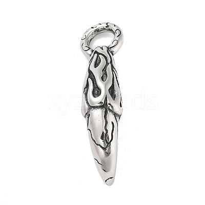 304 Stainless Steel Big Pendants STAS-M336-04AS-1