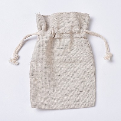 Burlap Drawable Pouches ABAG-E001-02-1