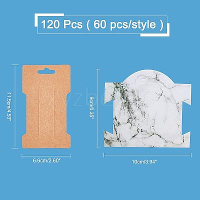 Marble Texture Pattern Paper Display Cards CDIS-NB0001-11-1
