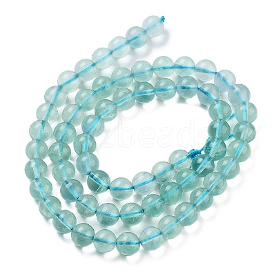 Natural Blue Fluorite Beads Strands X-G-E112-6mm-2-1