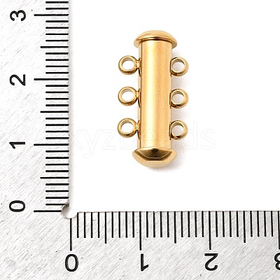 304 Stainless Steel Slide Lock Clasps STAS-F350-05B-G-1