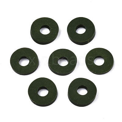 Handmade Polymer Clay Beads CLAY-Q251-6.0mm-81-1