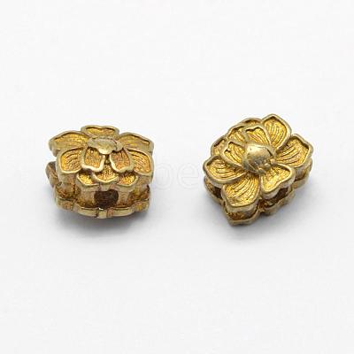 Brass Beads KK-K185-41-RS-1