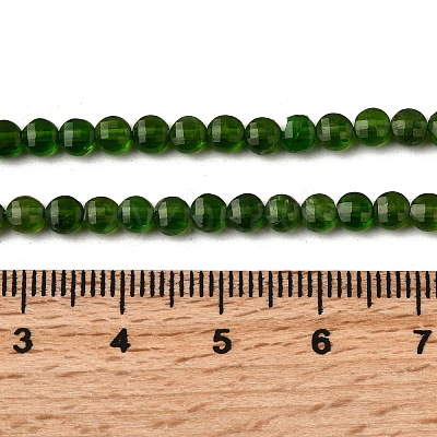 Natural Green Diopside Beads Strands G-F799-A02-01-1