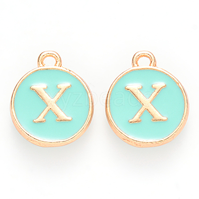 Golden Plated Alloy Enamel Charms LS-ENAM-S118-05X-1