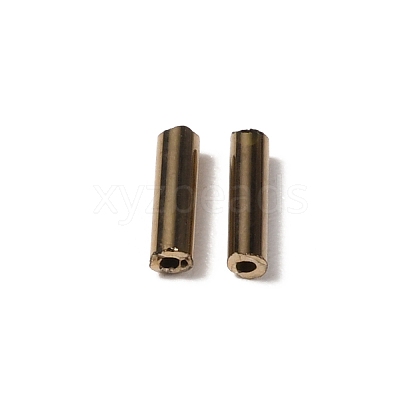 Glass Round Bugle Beads GLAA-WH0031-50A-1