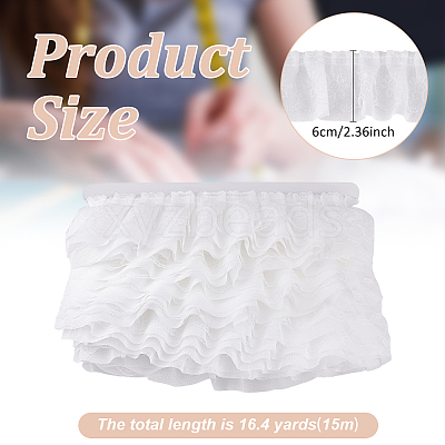 1Pc Polyester Lace Ribbon OCOR-MA0001-44C-1