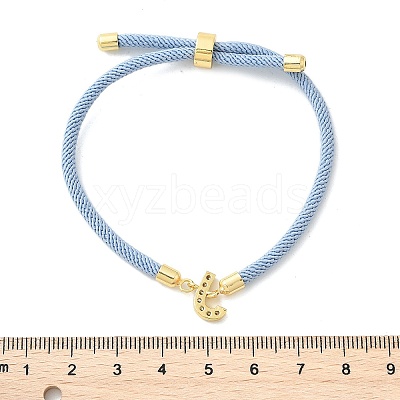 Adjustable Nylon Cord Bracelets BJEW-C096-01G-10-1