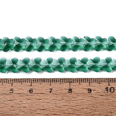 Transparent Glass Beads Strands GLAA-Q118-01A-B05-1