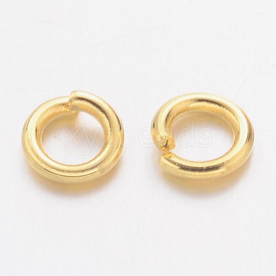 Brass Open Jump Rings X-JRC4MM-G-1