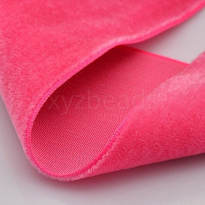 Polyester Velvet Ribbon for Gift Packing and Festival Decoration SRIB-M001-4mm-187-1