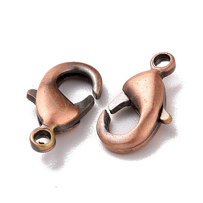 Brass Lobster Claw Clasps KK-902-R-1