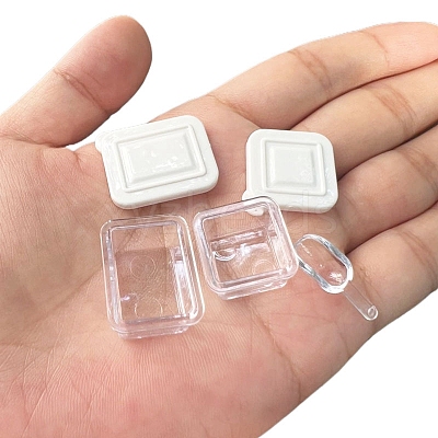 Lunch Box & Spoon Plastic Mini Model Kit PW-WGC9A7F-01-1