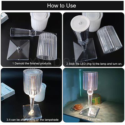 DIY Table Lamp Silicone Molds DIY-Z019-18-1