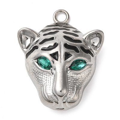 Alloy Enamel with Rhinestone Pendants FIND-G067-05P-1