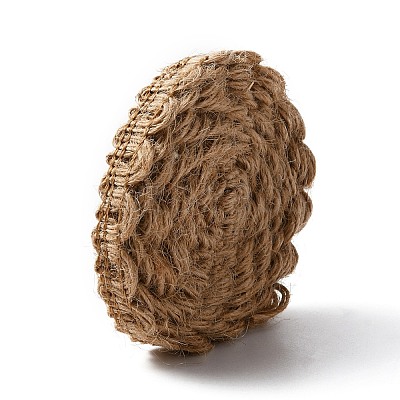 Braided Burlap Ribbon OCOR-WH0073-76-1