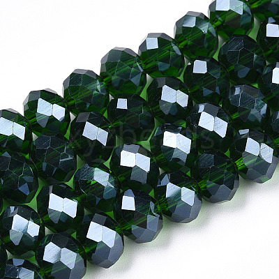 Electroplate Glass Beads Strands EGLA-A034-T4mm-A31-1
