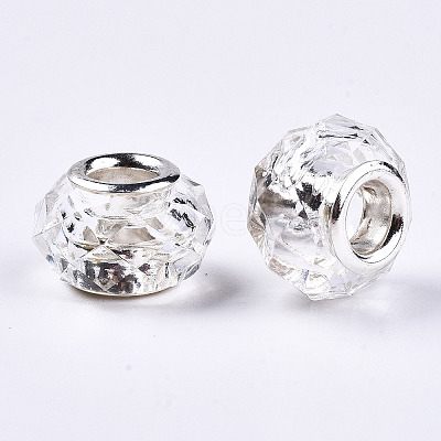 Transparent Resin European Beads RPDL-T003-003-B15-1