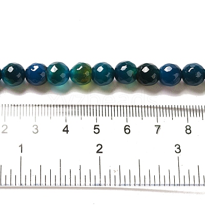 Natural Agate Beads Strands G-G045-8mm-M-1