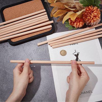 Wood Craft Sticks WOOD-WH0125-11H-1