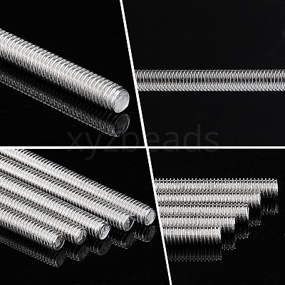 304 Stainless Steel Fully All Threaded Long Screw FIND-WH0112-86-1