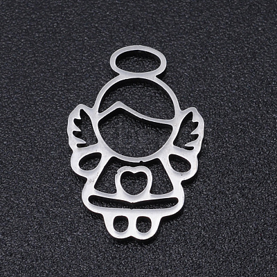 Non-Tarnish 201 Stainless Steel Laser Cut Pendants STAS-S105-T888-1-1
