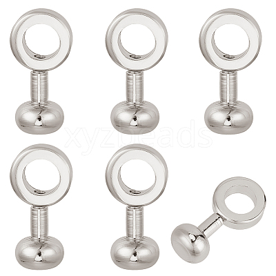 6Pcs Brass Zipper Insert Buckles KK-CY0001-04P-1