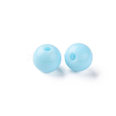 Opaque Acrylic Beads MACR-S370-C8mm-A07-1