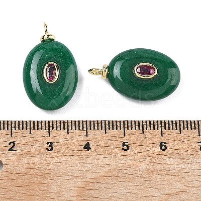 Dyed Natural White Jade  Pendants KK-C251-01B-02-1